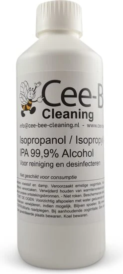 Cee-Bee Isopropanol | Isopropyl | IPA 99.9% Alcohol | 1000 Ml | 3 Flessen á 1 Liter | 3 Liter 7 Cee-Bee Isopropanol | Isopropyl | IPA 99.9% Alcohol | 1000 Ml | 3 Flessen á 1 Liter | 3 Liter -Huishoud Verkoop 540x1200