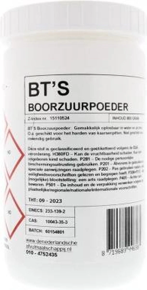 Boorzuurpoeder 800 Gr 5 Boorzuurpoeder 800 Gr - Afbeelding 3