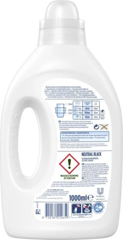 Neutral Vloeibaar Wasmiddel Zwart - 6 X 20 Wasbeurten - Voordeelverpakking -Huishoud Verkoop 615x1200