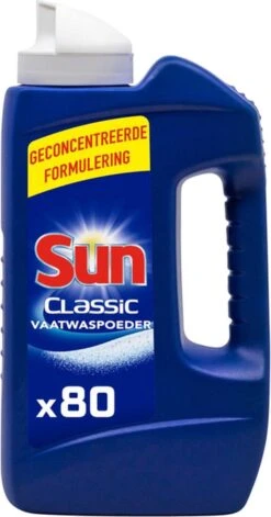 SUN® Sun Vaatwaspoeder 1,36KG - 80 Wasbeurten -Huishoud Verkoop 629x1200