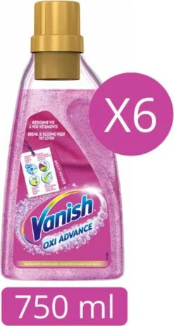 Vanish Oxi Advance Multicolor Power Gel - Voor Gekleurde En Witte Was - 750 ML X6 5 Vanish Oxi Advance Multicolor Power Gel - Voor Gekleurde En Witte Was - 750 ML X6 -Huishoud Verkoop 640x1200