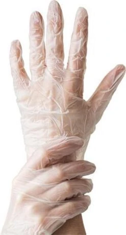 Wegwerp Handschoenen - Vinyl Handschoenen - Poedervrij - Wit - Maat L - 100 Stuks -Huishoud Verkoop 645x1200 2