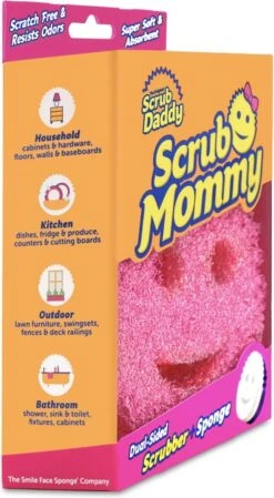 Scrub Daddy - Scrub Mommy Krasvrije Spons Dubbelzijdig Roze 23 Scrub Daddy - Scrub Mommy Krasvrije Spons Dubbelzijdig Roze -Huishoud Verkoop 660x1200 1
