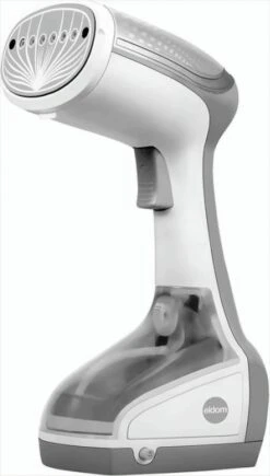 Merkloos Kleding Stomer - Handstomer - Grijs Met Wit - Draagbare Kledingstomer