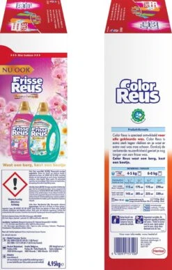 Color Reus Waspoeder Wasmiddel - Voordeelverpakking - 90 Wasbeurten -Huishoud Verkoop 764x1200