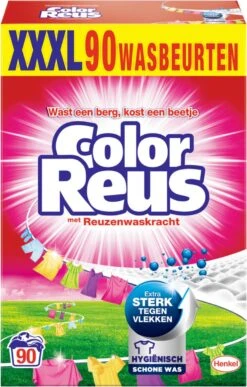 Color Reus Waspoeder Wasmiddel - Voordeelverpakking - 90 Wasbeurten -Huishoud Verkoop 765x1200