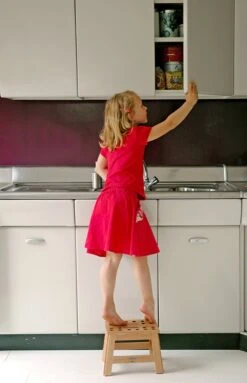 PUHLMANN - Inklapbare Kruk, JAMES, Hout, 23 Cm Hoog, Max 150 Kilo -Huishoud Verkoop 774x1200 1