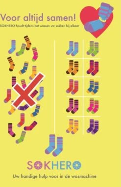 Sokhero - Sokken Waszak Cadeau - Wassen Sok Organiser - Wasmachine Sock Clips Wasnet - Ideale Praktische Knijpers Waslijn - Drogen Huishouden Wasknijpers - (15 Stuks 5 Kleuren Voor Sokken) -Huishoud Verkoop 779x1200