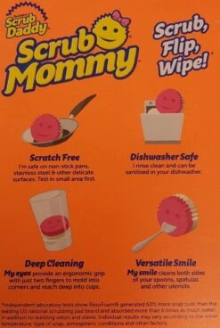 Scrub Daddy - Scrub Mommy Krasvrije Spons Dubbelzijdig Roze 21 Scrub Daddy - Scrub Mommy Krasvrije Spons Dubbelzijdig Roze -Huishoud Verkoop 806x1200 3