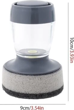 Afwasborstel Met Zeepdispenser – Met 3 Verschillende Opzet Stukken – Inclusief Houder – Grijs – Afwas Borstel Zeepreservoir – Zeep Handborstel – Doseerpomp – Afwasmiddel Dispenser – Navulbaar 14 Afwasborstel Met Zeepdispenser – Met 3 Verschillende Opzet Stukken – Inclusief Houder – Grijs – Afwas Borstel Zeepreservoir – Zeep Handborstel – Doseerpomp – Afwasmiddel Dispenser – Navulbaar -Huishoud Verkoop 808x1200 2