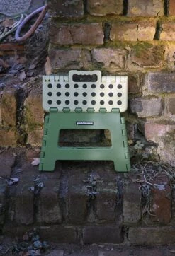 PUHLMANN - Inklapbare Kruk, JAMES, Plastic, Groen, 22 Cm Hoog, Max 100kilo -Huishoud Verkoop 819x1200