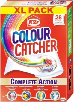 Wasmiddel - K2r Colour Catcher Anti-kleurdoorloop Doekjes 56 Stuks -Huishoud Verkoop 876x1200