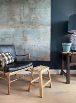 PUHLMANN - Inklapbare Kruk, JAMES, Hout, 41 Cm Hoog, Max 150 Kilo -Huishoud Verkoop 881x1200