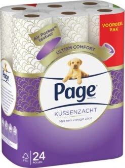 Page Toiletpapier - Kussenzacht Wc Papier - Voordeelverpakking - 24 Rollen 18 Page Toiletpapier - Kussenzacht Wc Papier - Voordeelverpakking - 24 Rollen -Huishoud Verkoop 895x1200 1