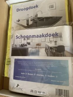 Merkloos Ramenset Raamdoeken Microvezel Glasdoeken Droogdoek Ramen Clean Dry Geel/Grijs -Huishoud Verkoop 899x1200 17