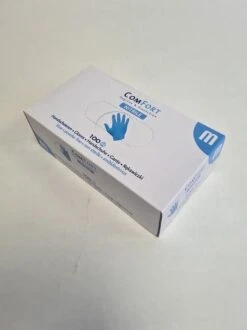 Merkloos Comfort Nitril Wegwerp Handschoenen - Poedervrij - Blauw - Maat M - 100 Stuks -Huishoud Verkoop 899x1200 7