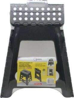 Benson Kruk - Krukje - Keukentrap - Keukentrapje - Opvouwbaar - Zwart Wit - Tot 120 Kg -Huishoud Verkoop 900x1200 7