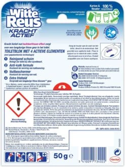 Witte Reus Kracht Actief Toiletblok - Bloesem - WC Blokjes Voordeelverpakking - 10 Stuks -Huishoud Verkoop 901x1200 2