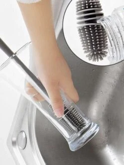 Merkloos Afwasborstel Voor Lange Glazen - Siliconenborstel Lange Glazen - Baby Flessenborstel - Duurzame Afwasborstel - Siliconen Afwasborstel -Huishoud Verkoop 905x1200