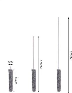 Plumeau/met Telescoopsteel/uitschuifbaar/microvezel Buigbare Borstelkop/9 X 126cm Max-lengte179cm -Huishoud Verkoop 930x1200 2