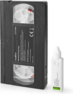 Nedis VHS-Reinigingscassette - 20 Ml - VHS-Koppen - Zwart -Huishoud Verkoop 934x1200