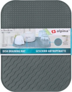 Alpina Afdruipmat - Droogmat - Siliconen - 26,5x34,5 Cm - Grijs 10 Alpina Afdruipmat - Droogmat - Siliconen - 26,5x34,5 Cm - Grijs -Huishoud Verkoop 935x1200 1
