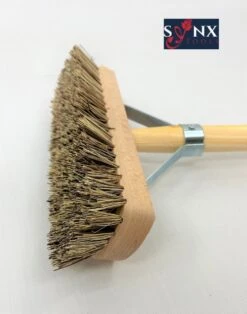 Synx Tools Luiwagen Union 22cm - Tegel Bezem Schrobber- Bezemsteel - Schoonmaakbezem - Schrobborstels - Bezems Met Steel 150 Cm -Huishoud Verkoop 943x1200