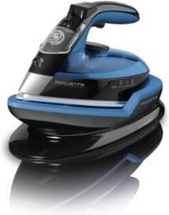Rowenta Freemove DE5010 Stoomstrijkijzer Microsteam 400 Soleplate 2400W Zwart, Blauw -Huishoud Verkoop 945x1200