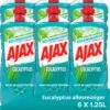 Ajax® Ajax Allesreiniger Eucalyptus 6 X 1.25L - Voordeelverpakking -Huishoud Verkoop 952x1200 1
