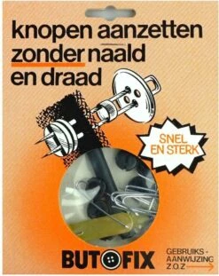 ButoFix - 10 Stuks - Met Deze Set Kunt U Knopen Aanzetten Zonder Naald En Draad