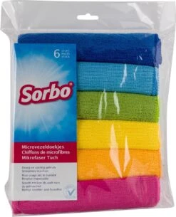 Sorbo Microvezeldoek - 6 Stuks - Assorti -Huishoud Verkoop 972x1200 3