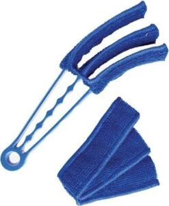 Musthave Gadget Blauw - Professionele, Jaloezie & Lamellen Reiniger - Lamellen Borstel - Stof Verwijderaar - Jaloezie Stoffer - Incl. Extra Microvezeldoekje -Huishoud Verkoop 984x1200 1