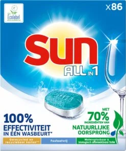 SUN® Sun Vaatwastabletten All-in-1 Normaal - 86 Stuks